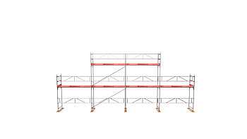 Ramställningspaket  (12x4m + dubbel topp)