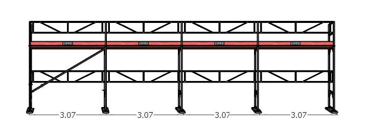 Ramställningspaket  (12 x 4m)