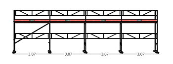 Ramställningspaket  (12 x 4m)