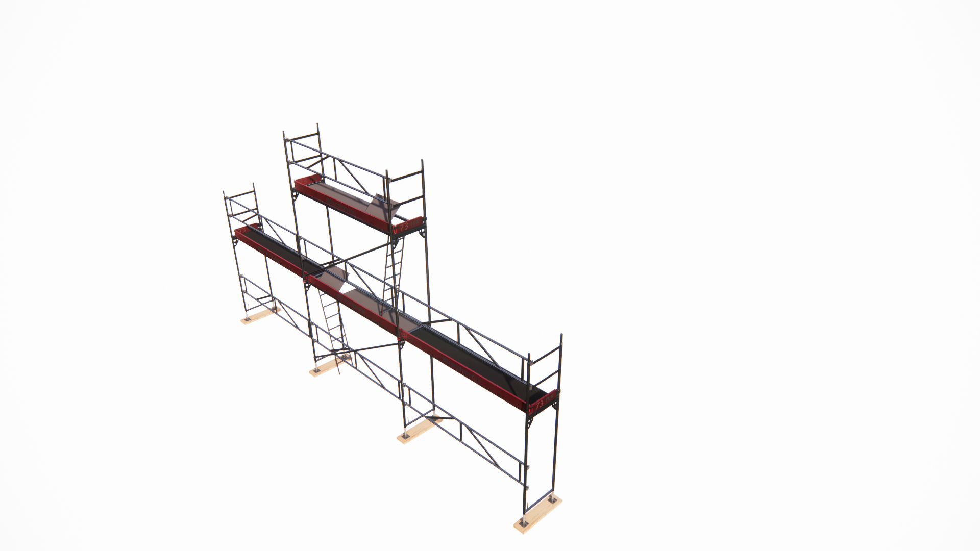 Ramställningspaket  (9x4m + gaveltopp) - 6