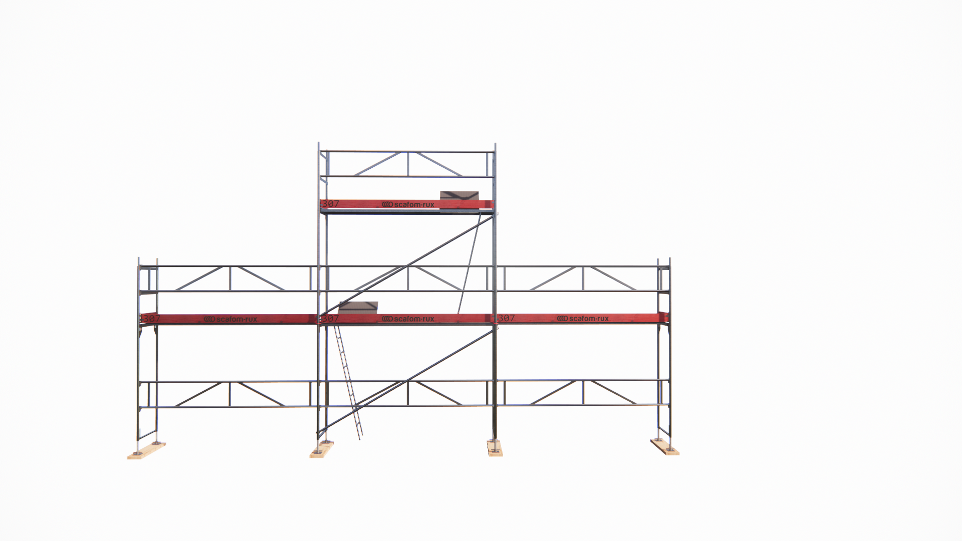 Ramställningspaket  (9x4m + gaveltopp) - 5