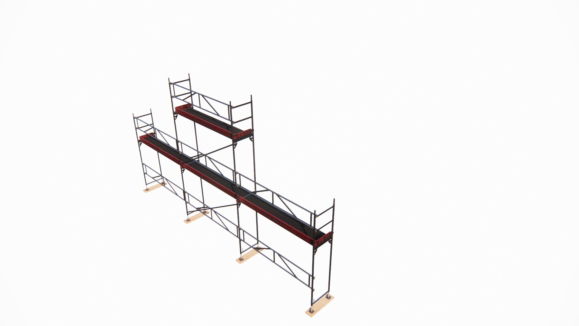 Ramställningspaket  (9x4m + gaveltopp) - 2