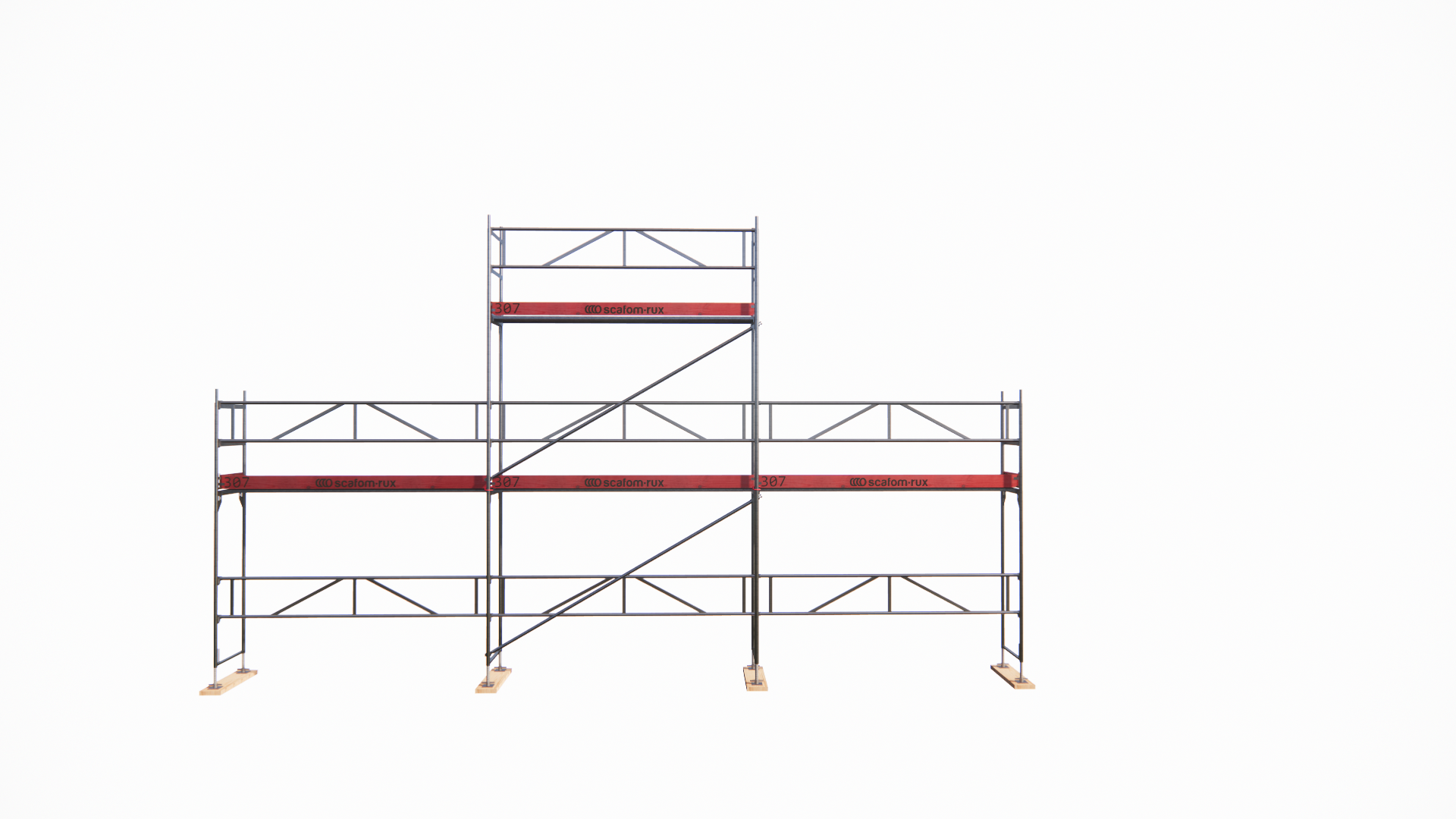 Ramställningspaket  (9x4m + gaveltopp)