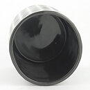 Stig Lindberg (Domino 1954) Black/White Cylinder Vase with Geometric Decor 15 cm