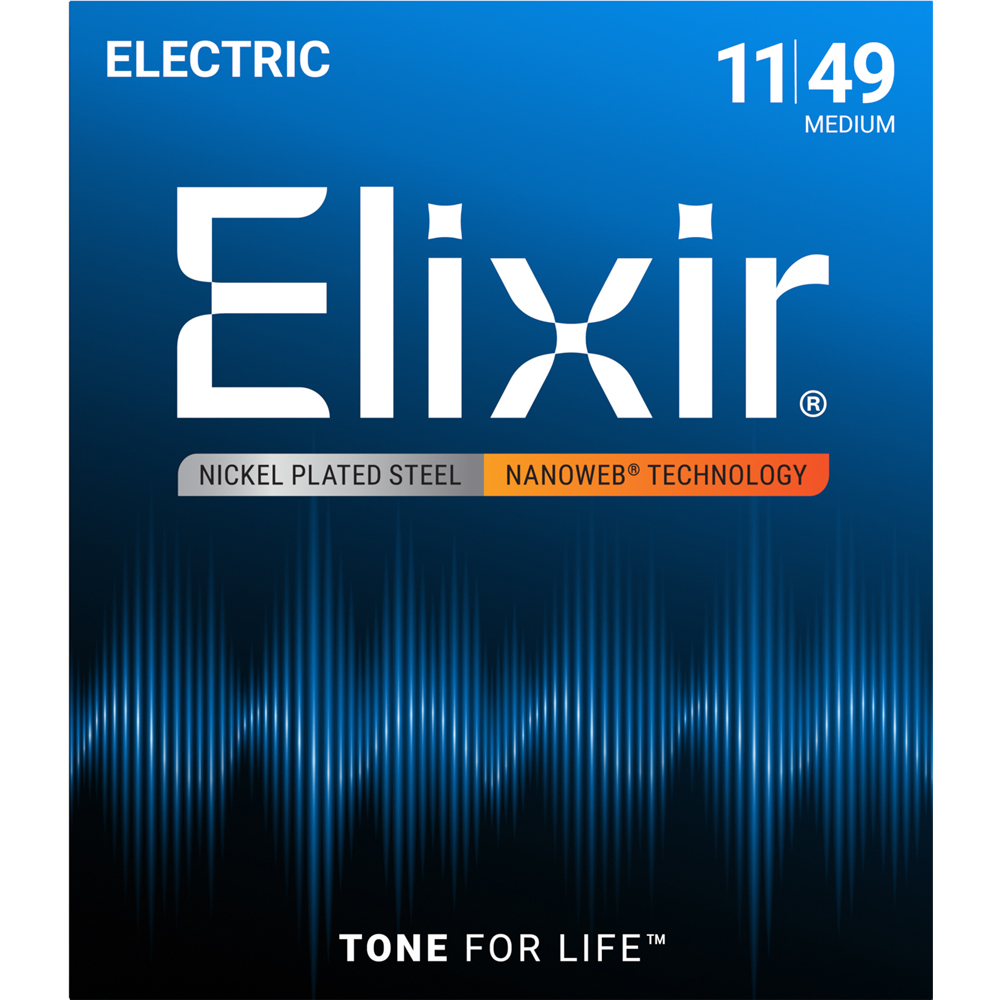 Elixir Nanoweb Elgitarrsträngar 011-049