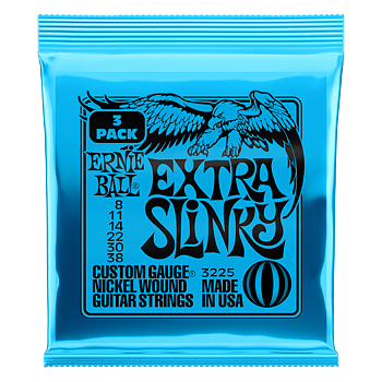Ernie Ball Extra Slinky 008-038 (3-pack)