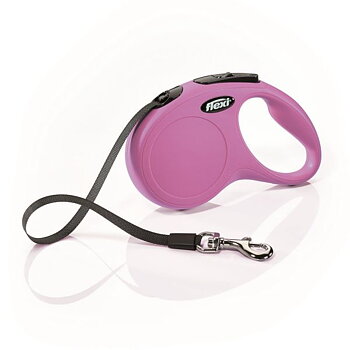 Flexi New Classic Medium 5 Meter Rosa