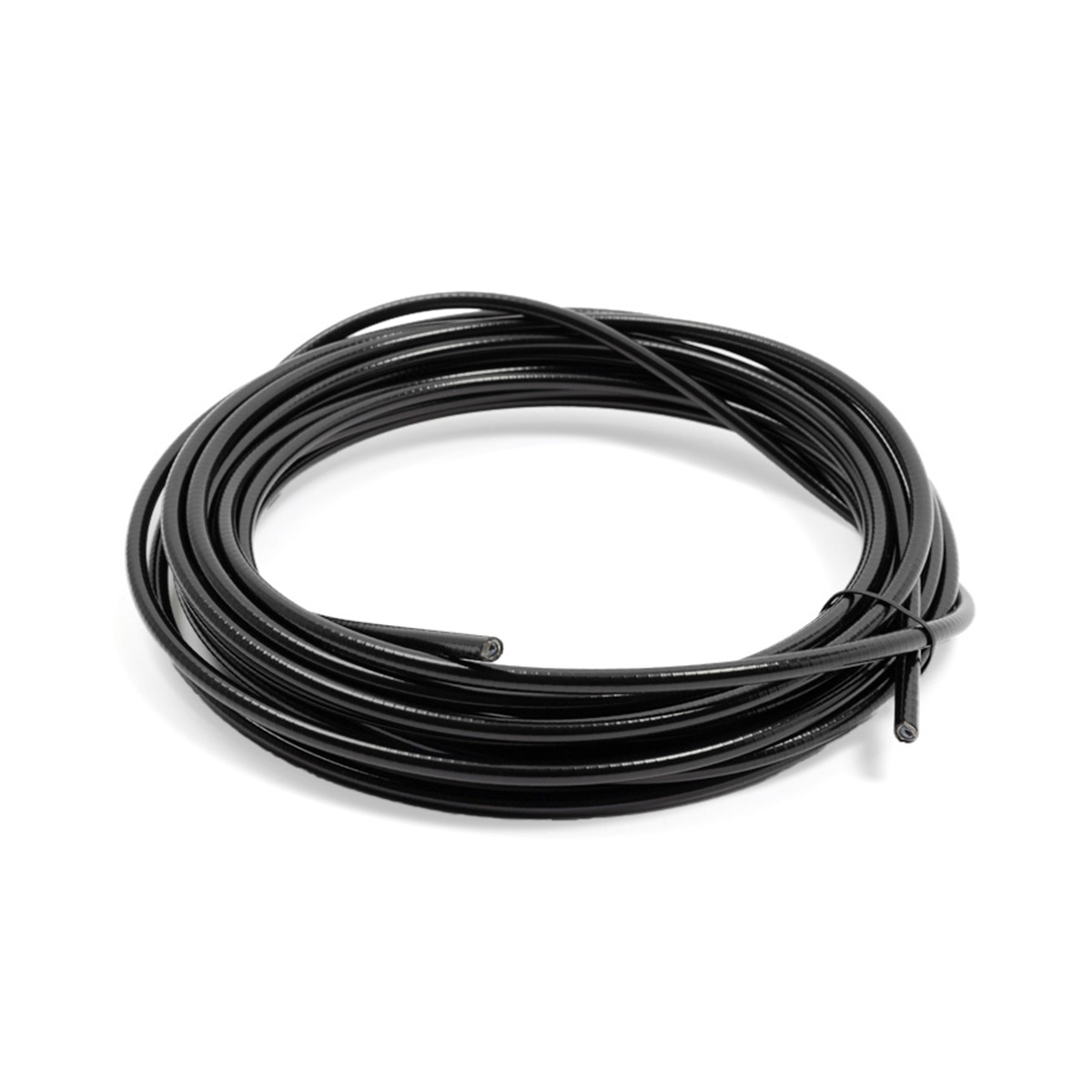 Vajerhölje svart, för vajertillverkning. 6 mm, 5 meter