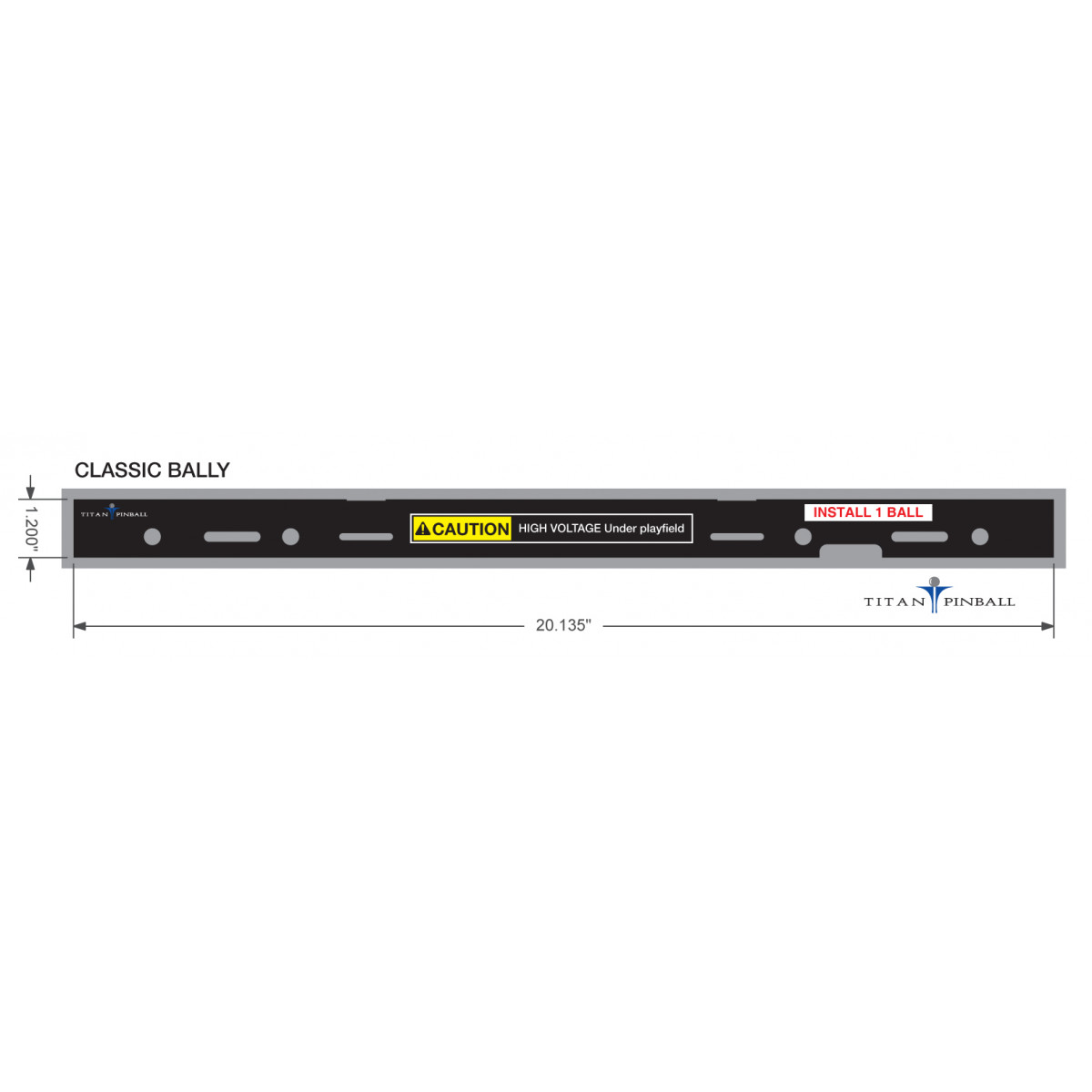 Titan Lockbar Receiver Finisher - 12