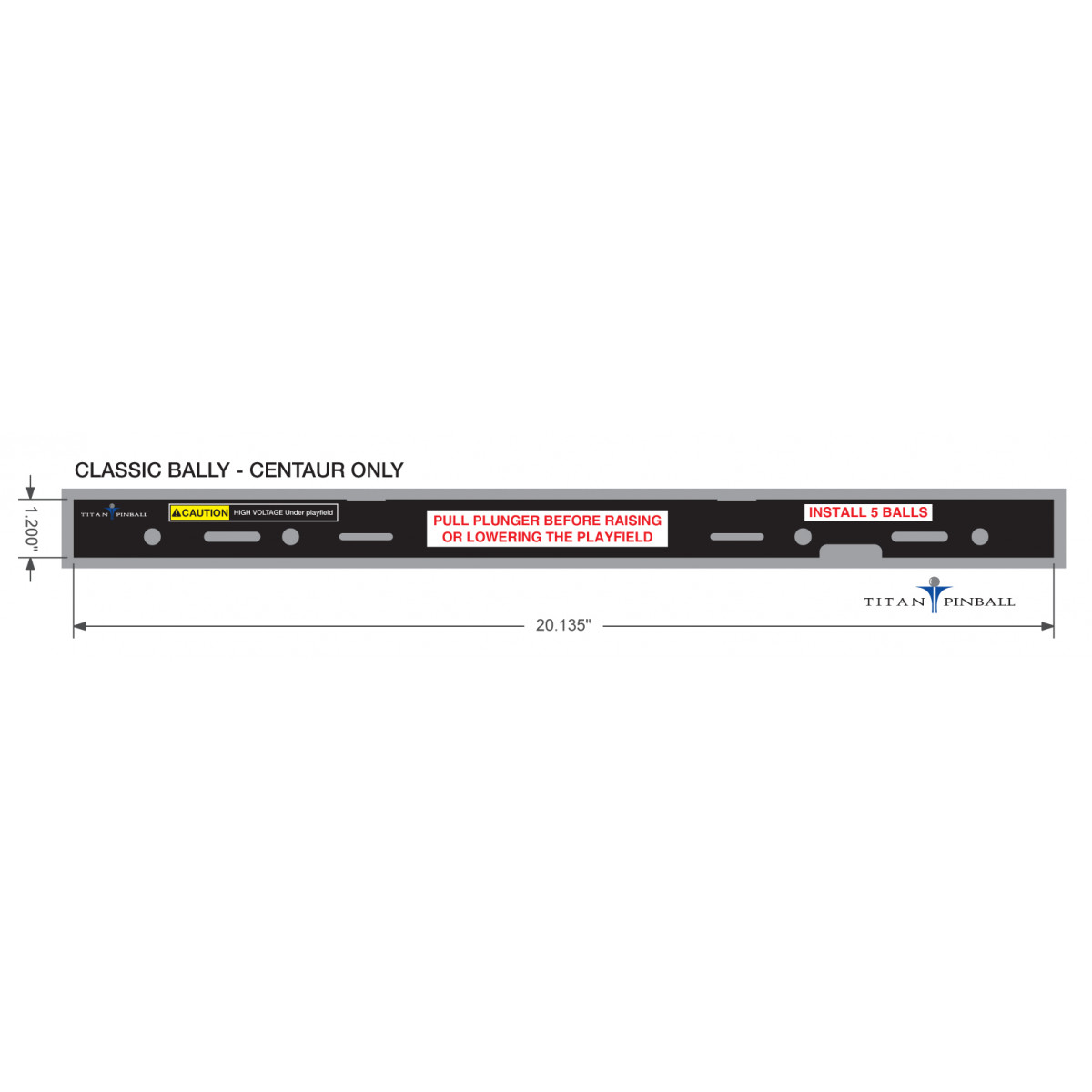 Titan Lockbar Receiver Finisher - 13