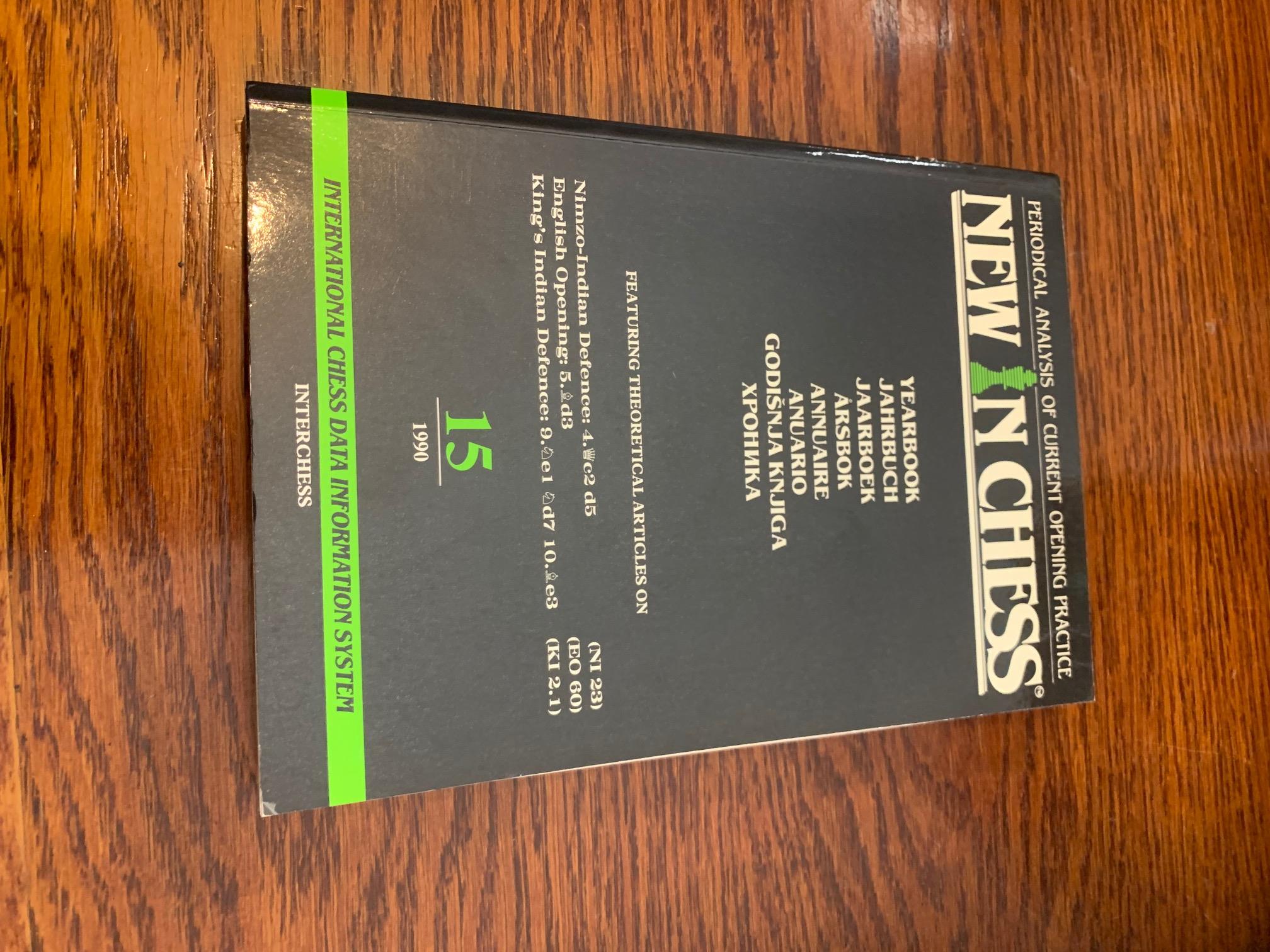 Antikvariskt - New In Chess Yearbook 15