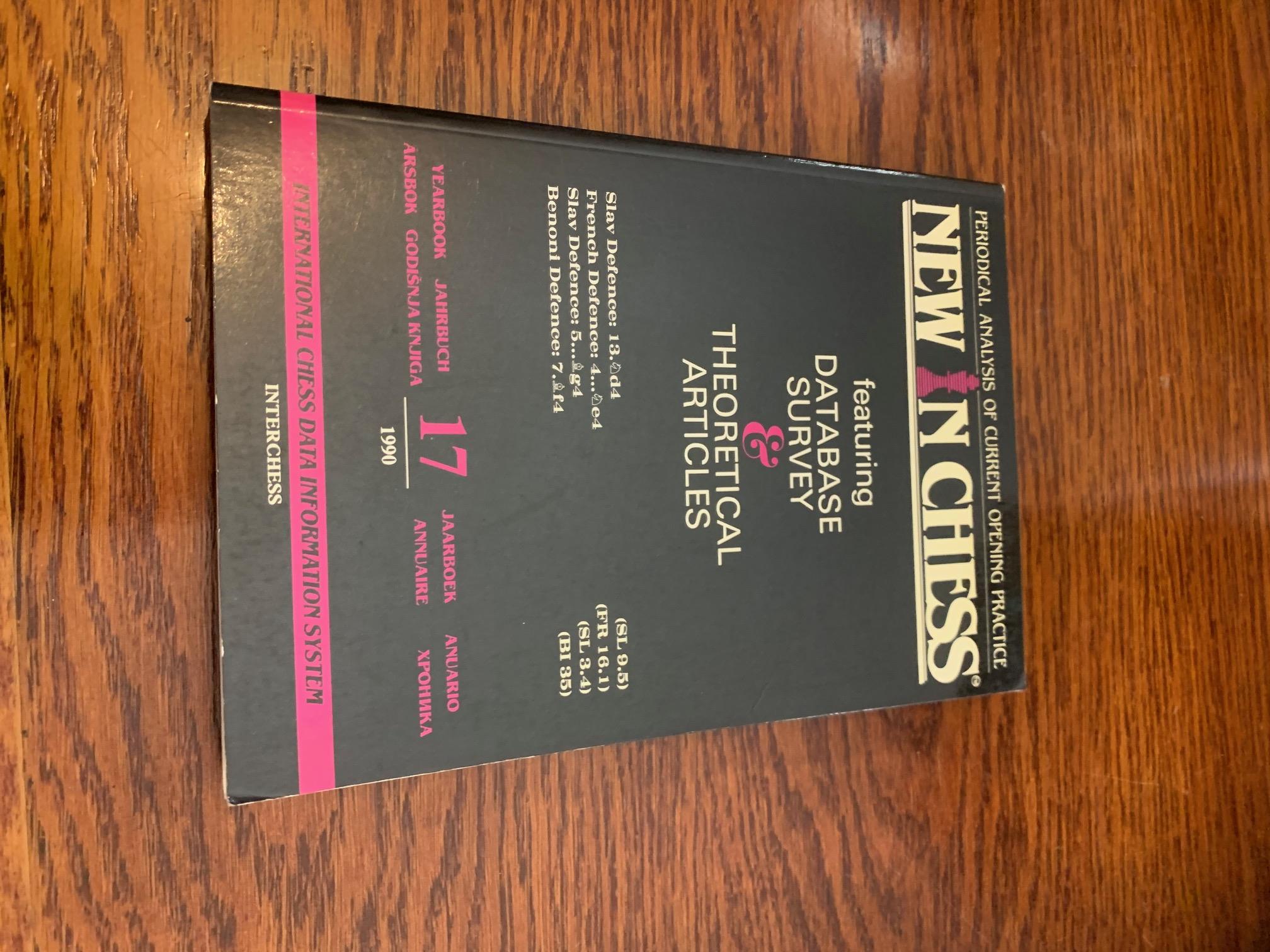 Antikvariskt - New In Chess Yearbook 17