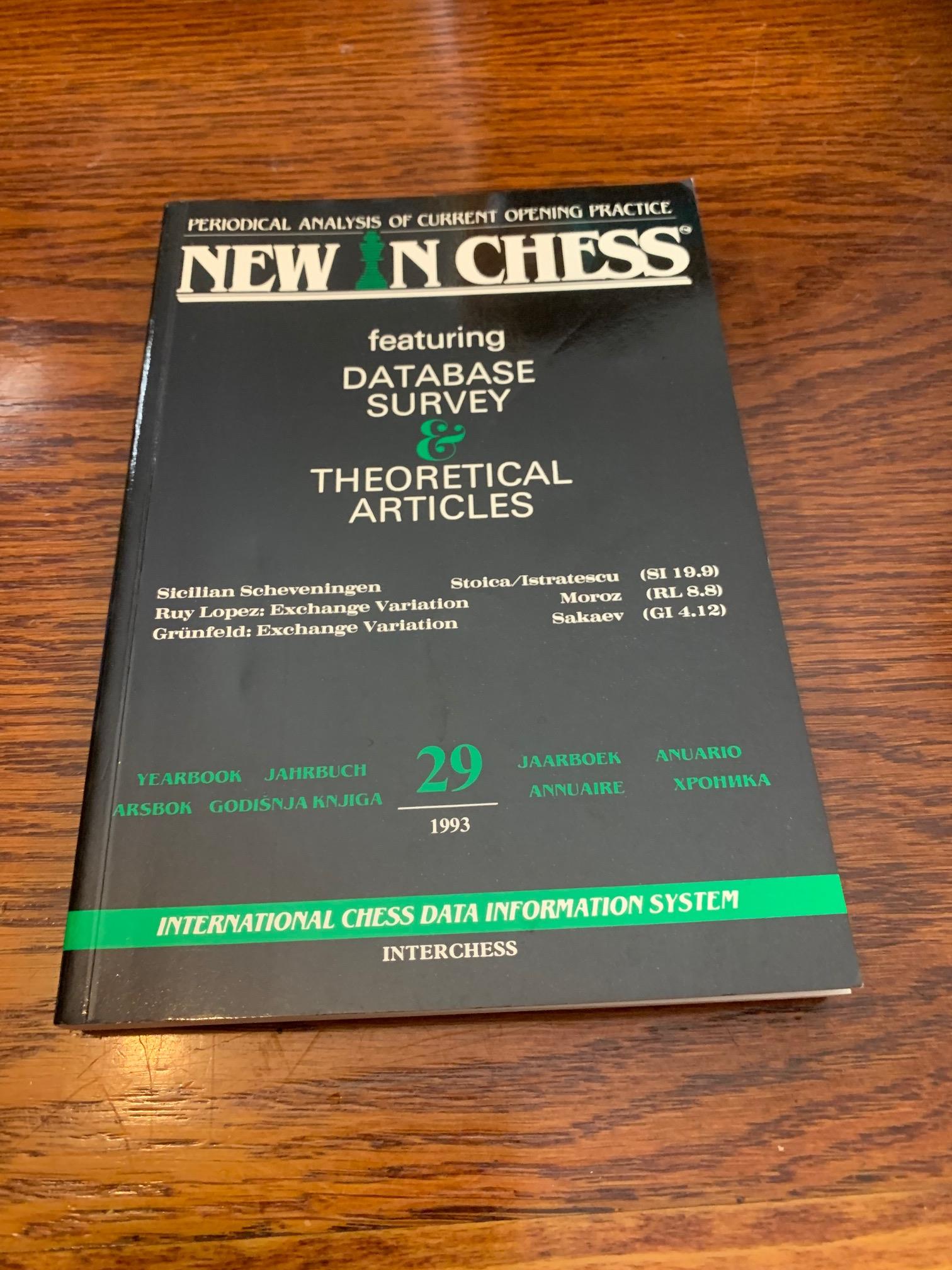 Antikvariskt - New In Chess Yearbook 29