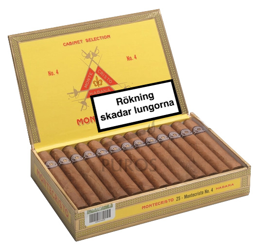 Montecristo No. 4 Cigarrlåda 25-pack