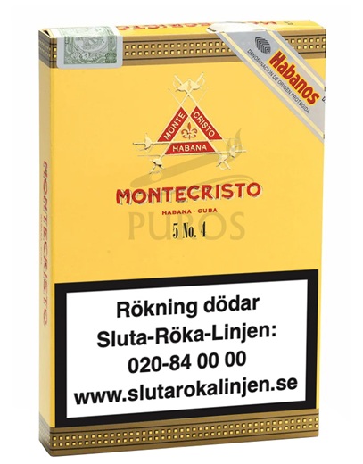 Montecristo No. 4 Ask 5-pack