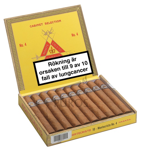 Montecristo No. 4 Cigarrlåda 10-pack