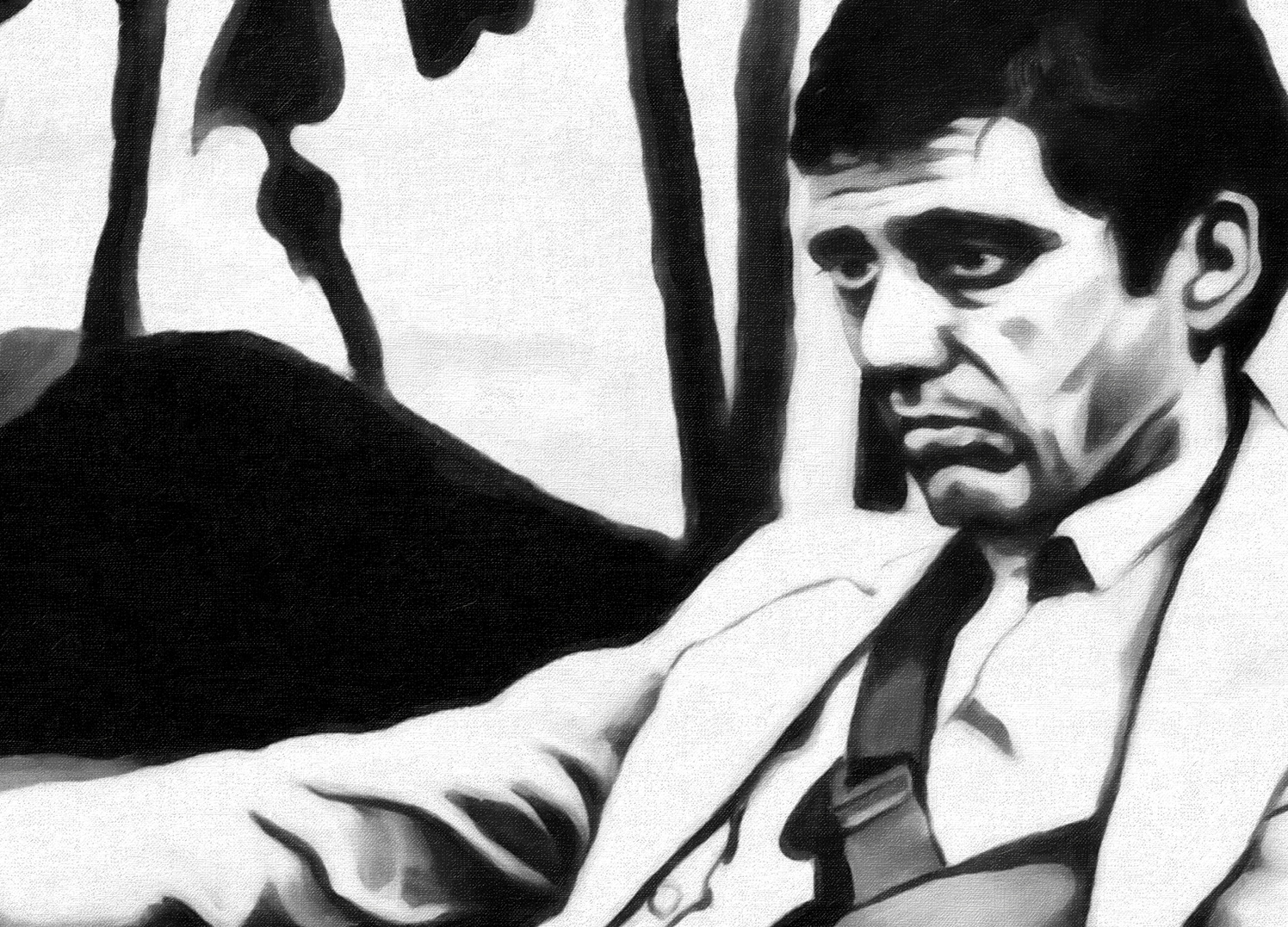 Art print Scarface 100x60cm