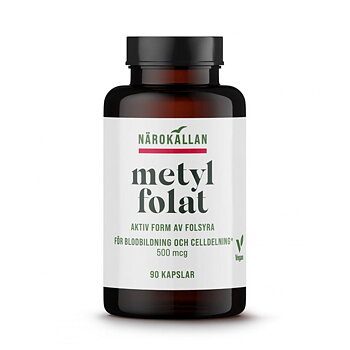 Metylfolat 500 mcg 90 kap Närokällan