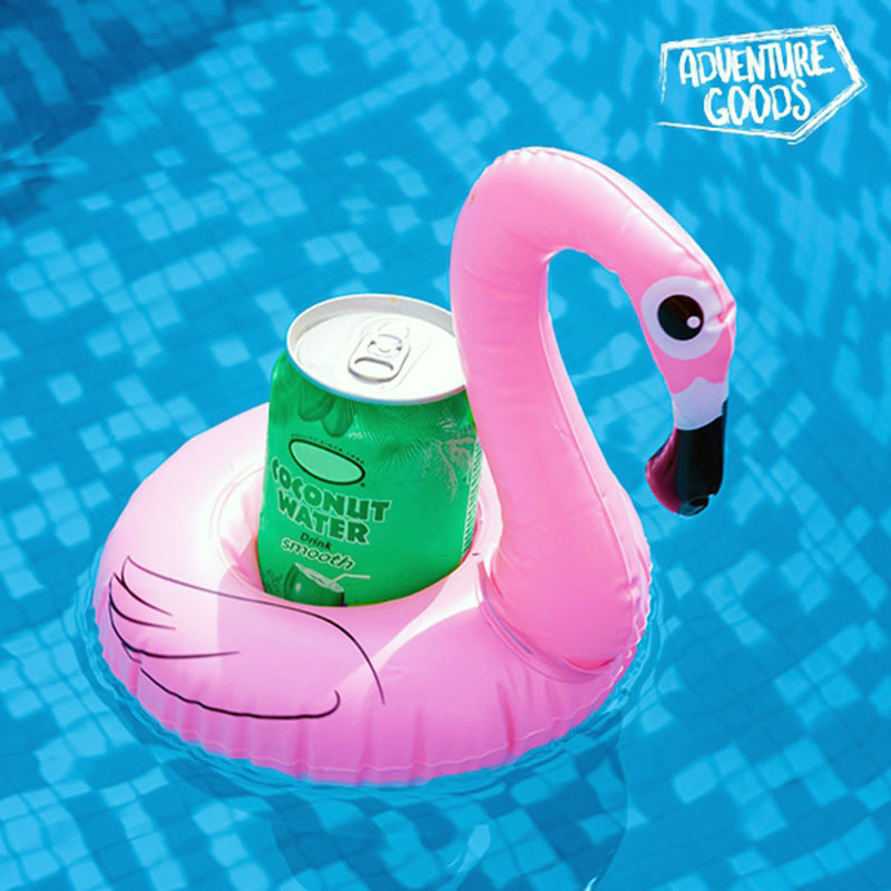 Flytande dryckeshållare flamingo