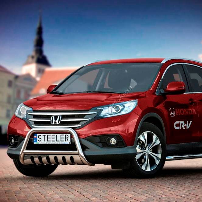 EU Bullbar with Skid Plate Honda CRV 1618