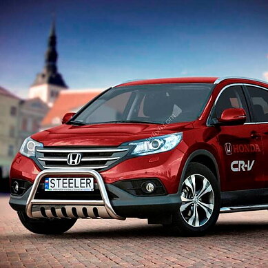EU Bullbar with Skid Plate - Honda CR-V 2016-2018