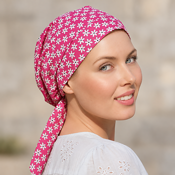 Anna rosa Bonnet, huvudbonad vid cancer