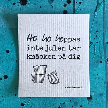 dishcloth HO HO HO