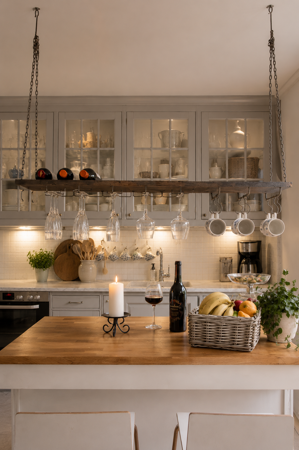 Hanging shelf with hooks 120 cm - 7