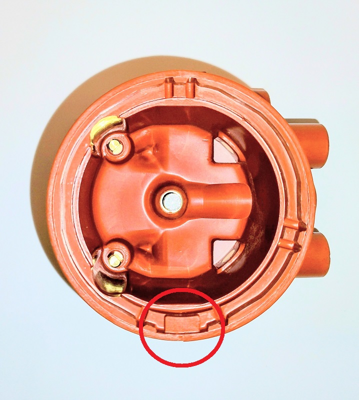 Distributor cap angled 1974-93 - 2