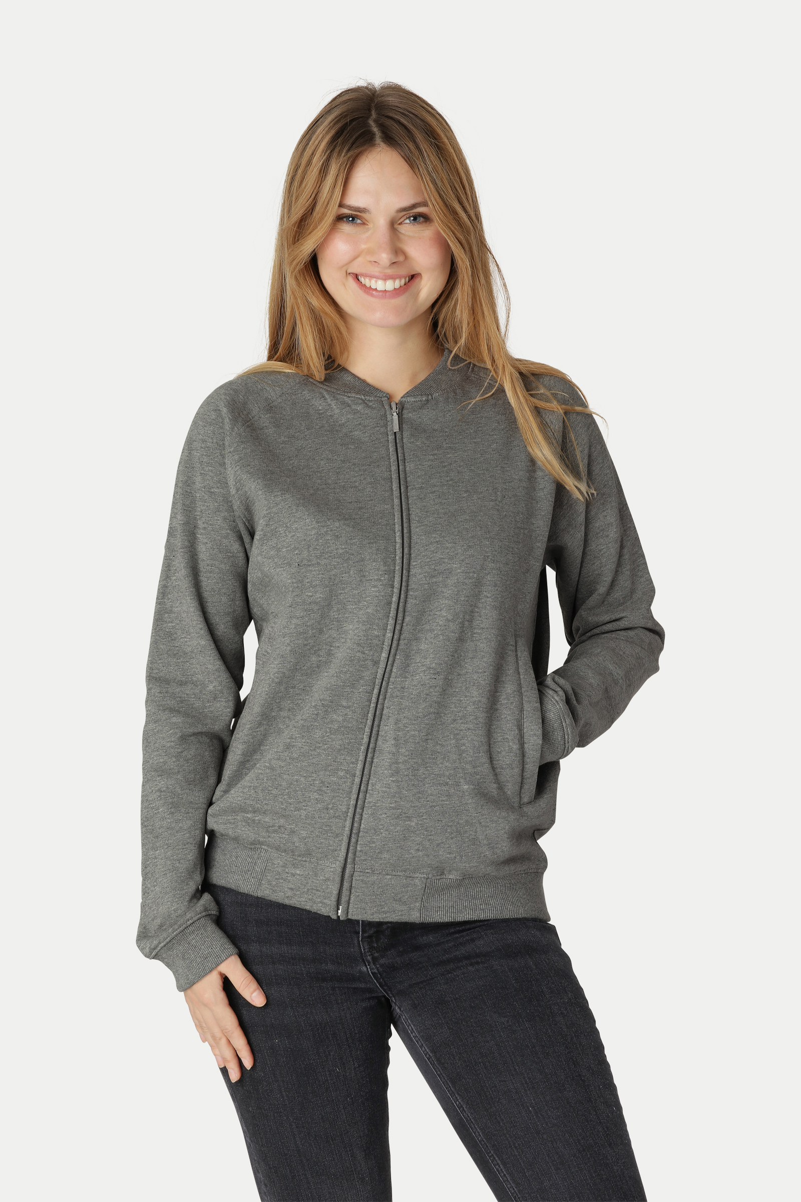 Sweatshirtjacka - Unisex - Neutral - Fairtrade, EKO & GOTS - 7 olika färger - 3