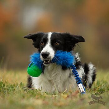 Bungee Fake Fur Tug L with Funball