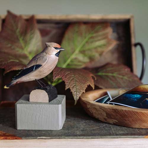 DecoBird Bohemian Waxwing