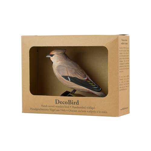 DecoBird Bohemian Waxwing - 6