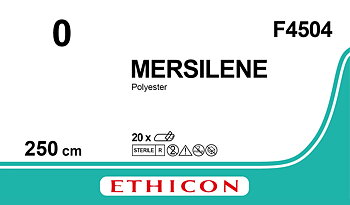 Mersilene suture 0, F4504, 250 cm green LIGAPAK