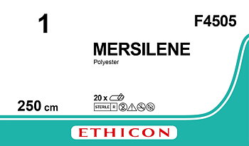 Mersilene suture 1, F4505, 250 cm green LIGAPAK
