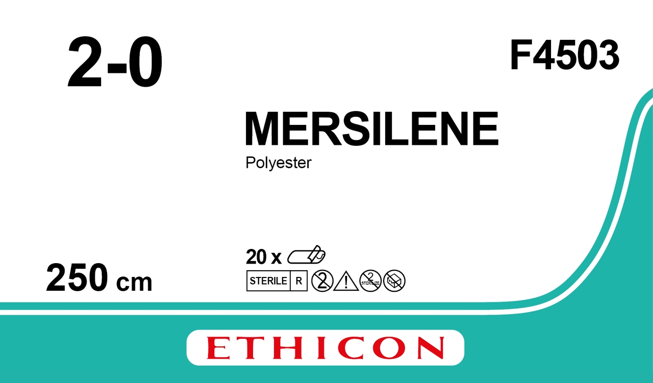 Mersilene suture 2-0, F4503, 250 cm green LIGAPAK