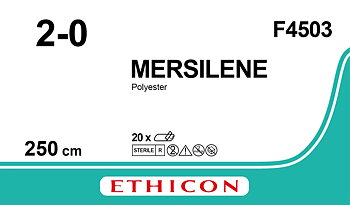 Mersilene suture 2-0, F4503, 250 cm green LIGAPAK