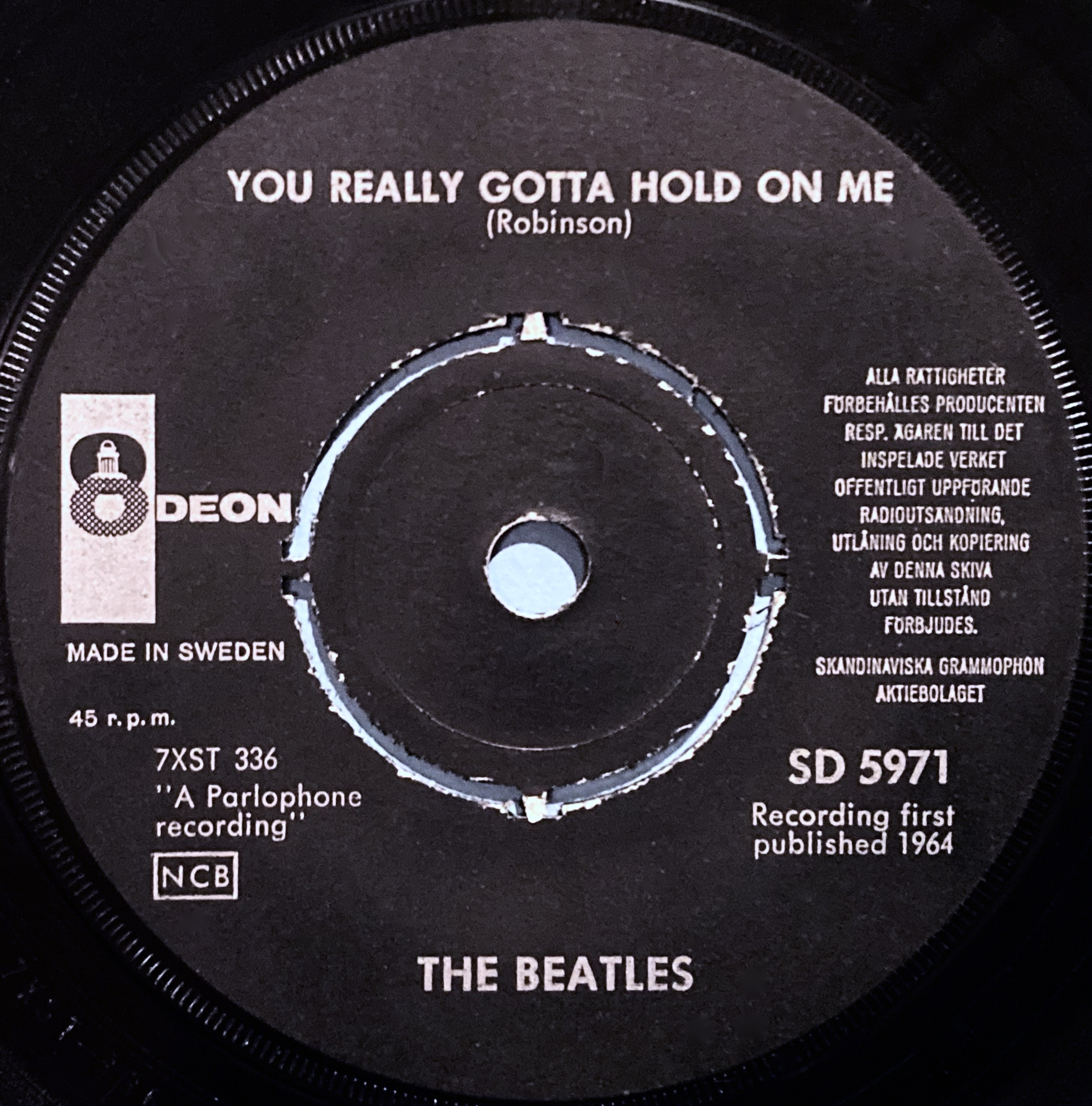 BEATLES - I should have known better 7" LILA Swe PS 1964 - 4