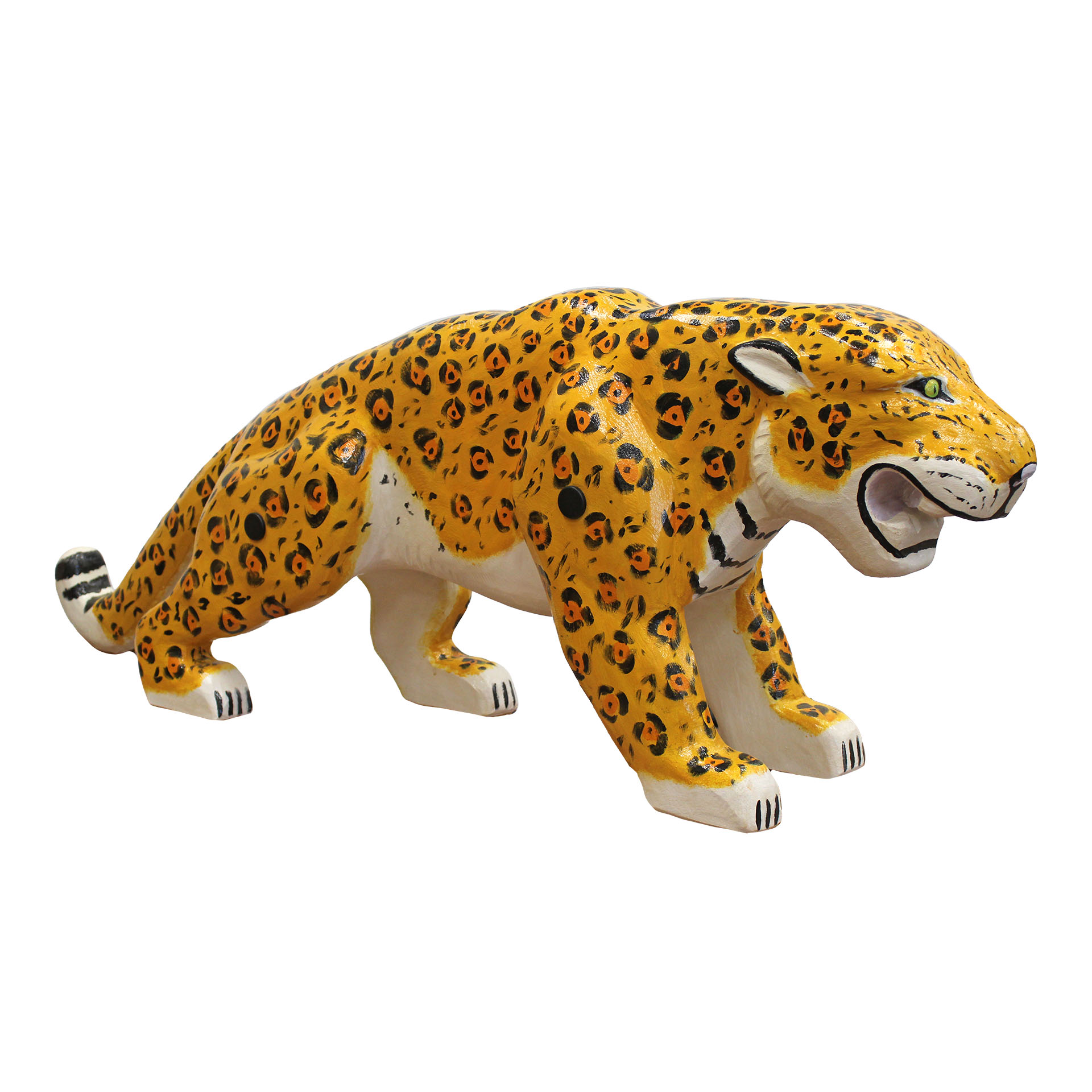 Träskulptur Leopard