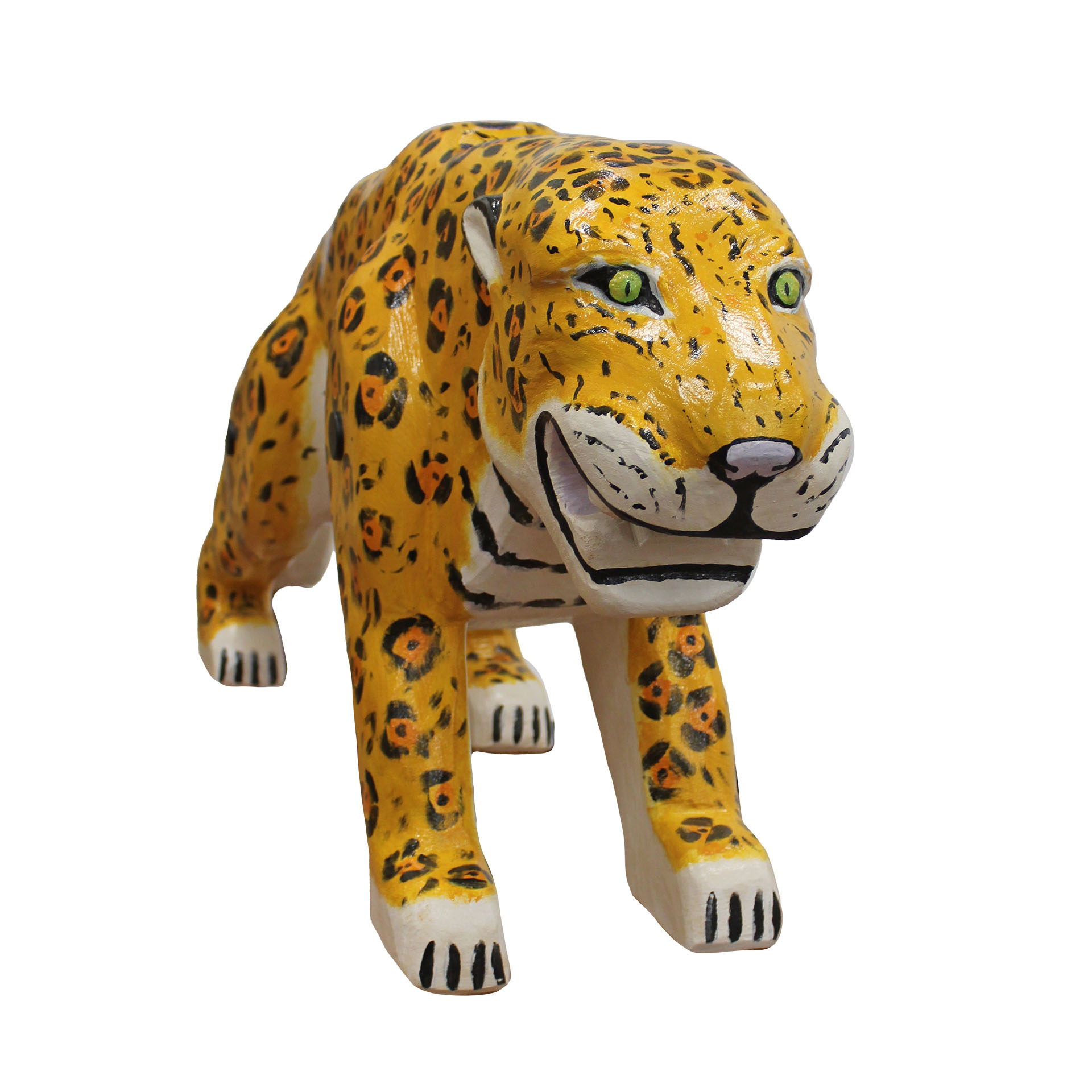 Träskulptur Leopard - 3