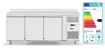 Freezer with two doors and rear edge, 420 l