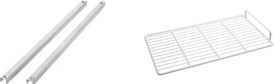 Freezer with two doors and rear edge, 420 l - 3