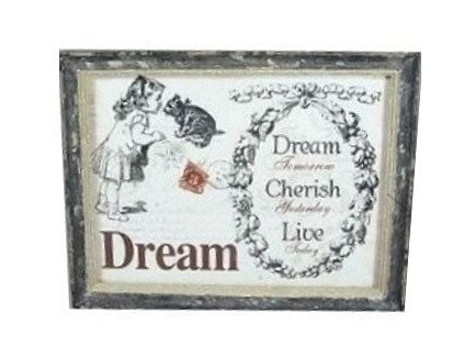 Dream trätavla shabby chic lantlig stil