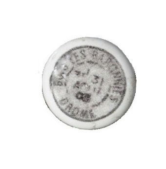 Liten knopp porslin stämpel shabby chic lantlig stil