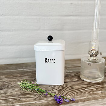 Plåtburk Svarte Petter Kaffe Kvadrat