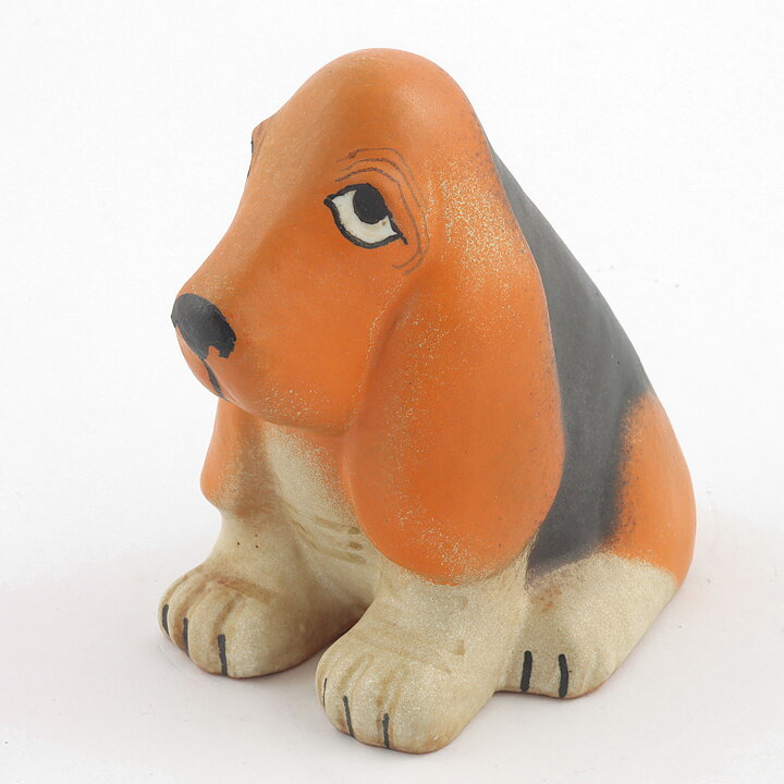 Lisa Larson (1996) Rounded Basset 11 cm <Early Production>