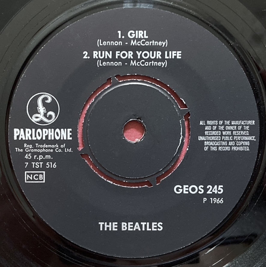 BEATLES - Michelle + 3 EP "SIB Tumba" Swe 1966 - 4