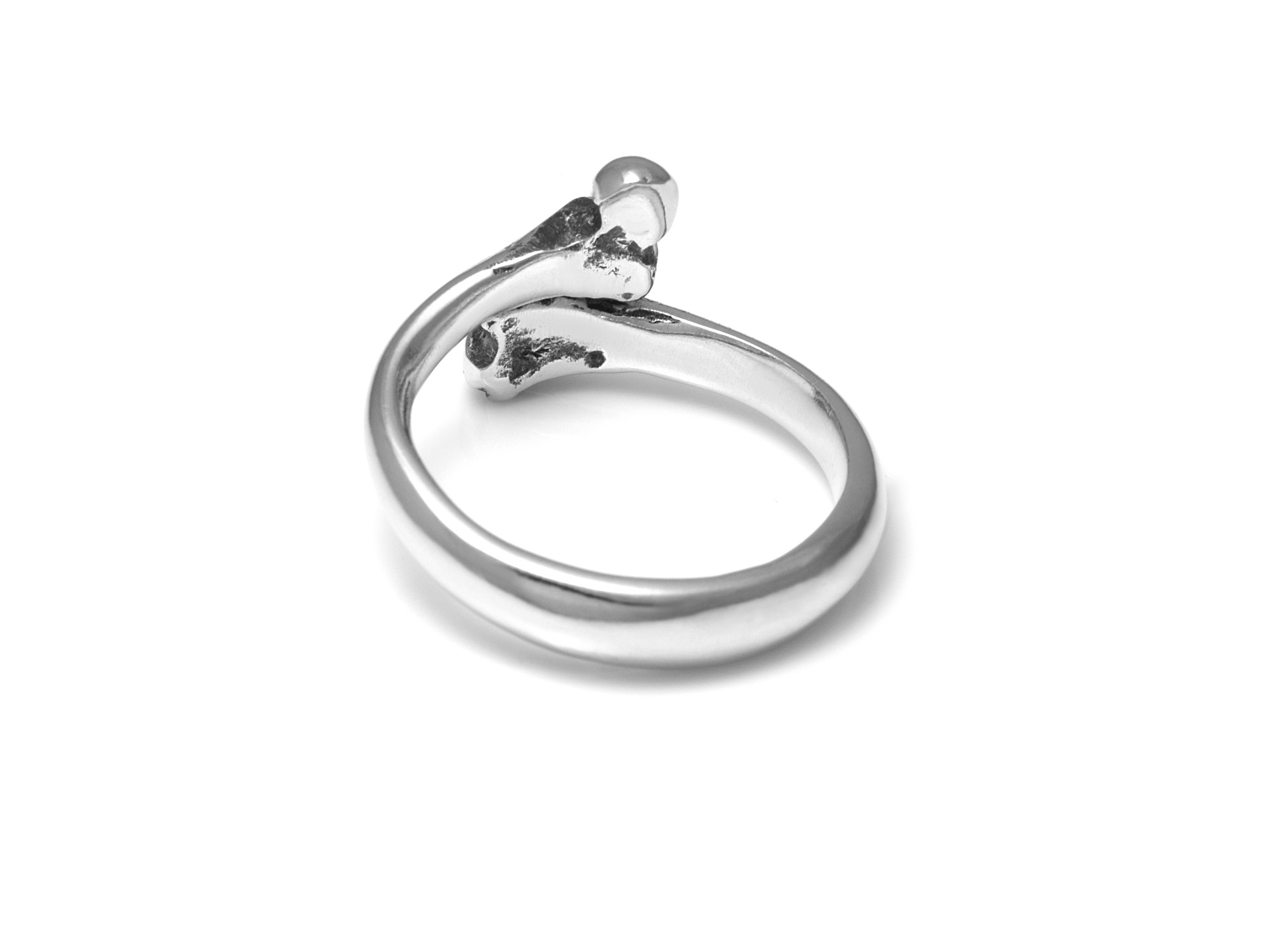 Lårben Ring, Skelett Smycke i Tenn - 3