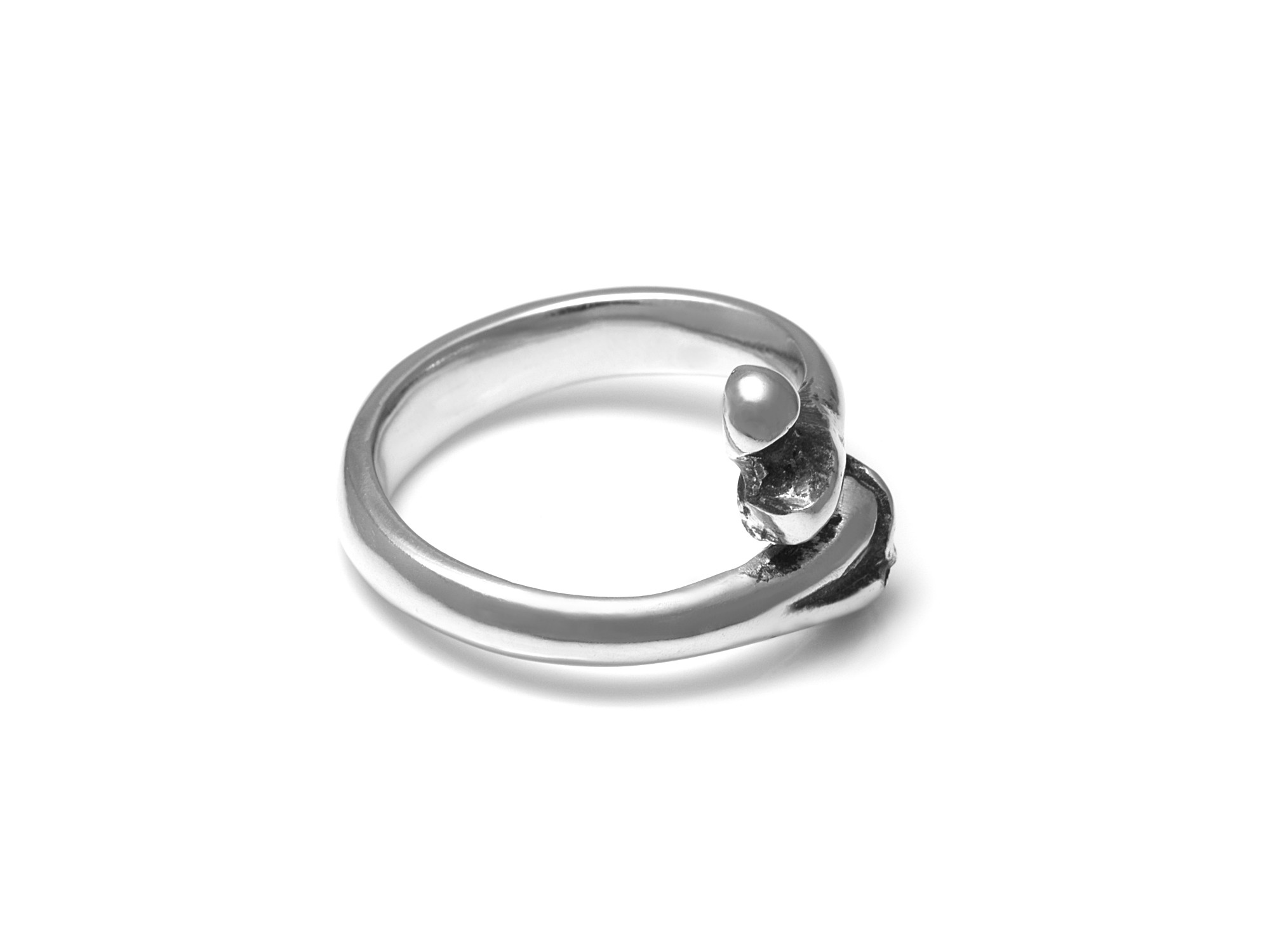 Lårben Ring, Skelett Smycke i Tenn - 4