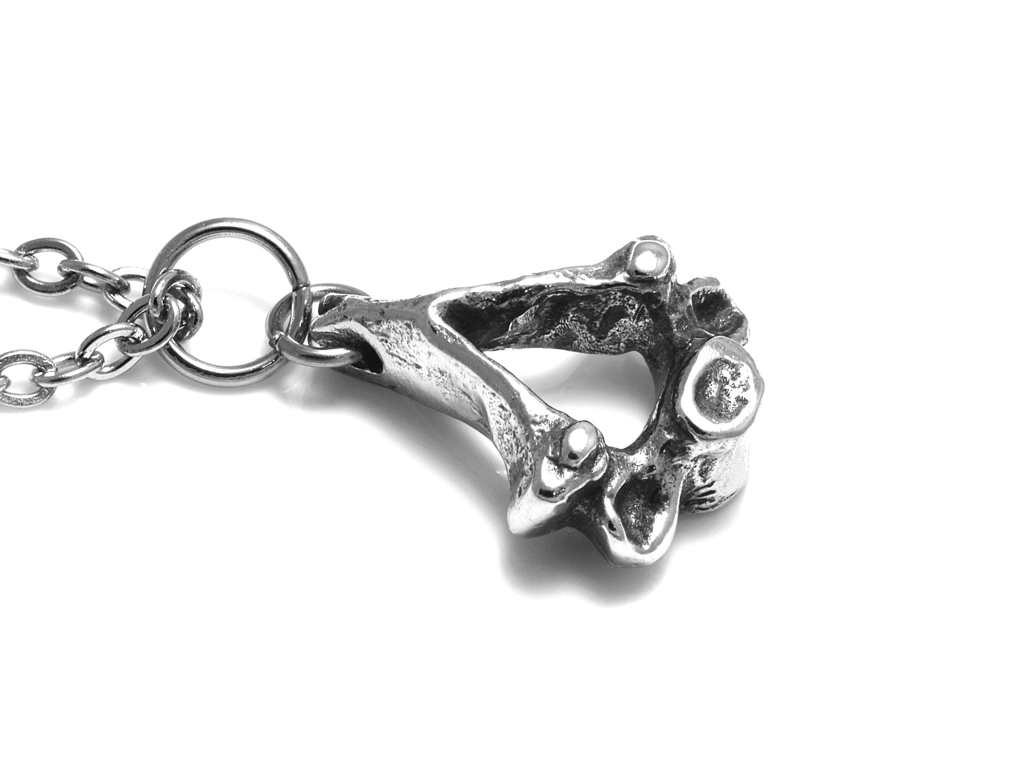 Liten Nackkota Halsband, Cervikalkota Smycke i Tenn - 2